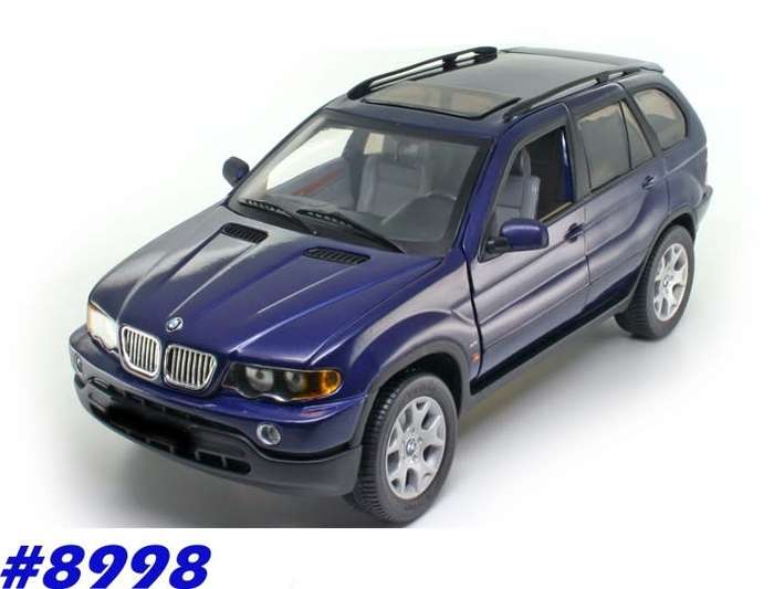 BMW X5 series (E53) 1999 dk.blue-met 1/18 Anson (30835) NEW+boxed  #8998 instant wheels