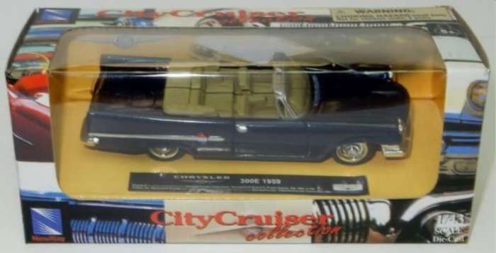 Chrysler 300E Convertible dark blue 1959 1/43 NewRay NEW+boxed #6045 instant wheels