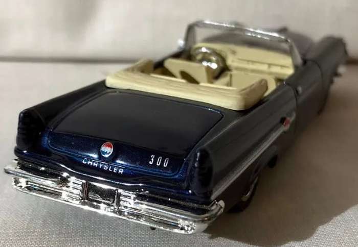 Chrysler 300E Convertible dark blue 1959 1/43 NewRay NEW+boxed #6045 instant wheels