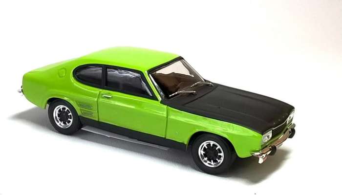 Ford Capri Mk.I 1969 Lime Glaze 1/43 Cararama/Oxford NEW+boxed #6051 instant wheels