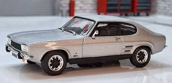 Ford Capri Mk.I Silver Fox 1970 silver 1/43 Cararama/Oxford NEW+boxed #6052 instant wheels