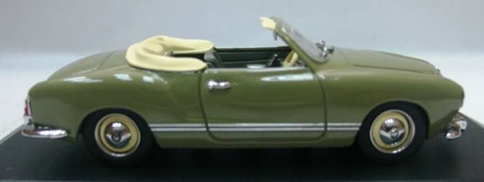 Volkswagen Karmann Ghia I (1300) reed-green 1959 1/43 Minichamps NEW+boxed #6056 instant wheels