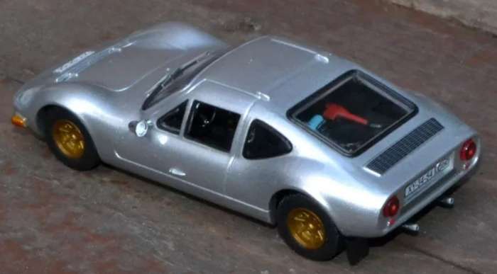 Melkus RS1000 gullwing Sports Coupe 1972 silver 1/43 IST/IXO NEW+boxed #6057 instant wheels
