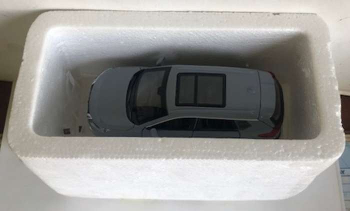 Nissan X-Trail SUV 2023 light grey 1/32 Sinomodel Hojoy NEW+safety-boxed #3214 instant wheels