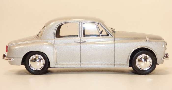 Rover 90 Saloon 1956 silver 1/43 Cararama-OxfordDiecast NEW+boxed #6061 instant wheels