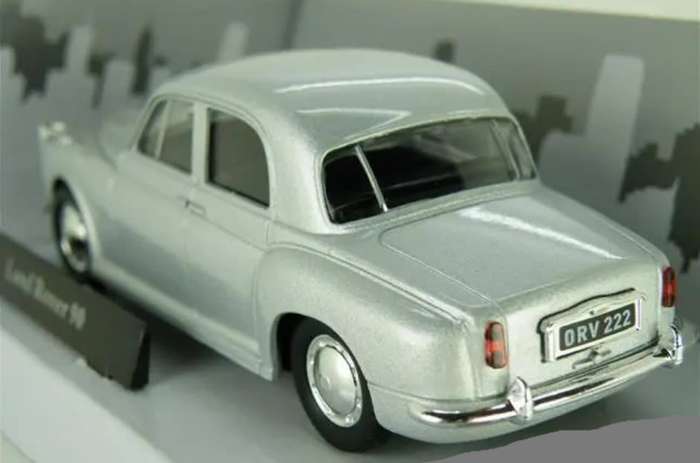 Rover 90 Saloon 1956 silver 1/43 Cararama-OxfordDiecast NEW+boxed #6061 instant wheels