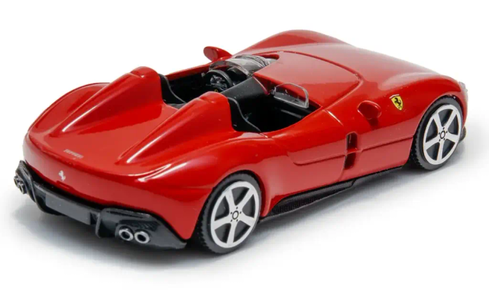 Ferrari Monza SP2 2018 Rosso Corsa Red 1/43 Bburago NEW+boxed #6067 instant wheels