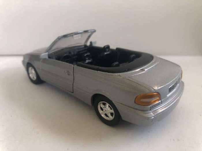 Volvo C70 (op.) Cabriolet 1990 silver 1/43 BRIO Junior.Driver NEW+boxed #6069 instant wheels