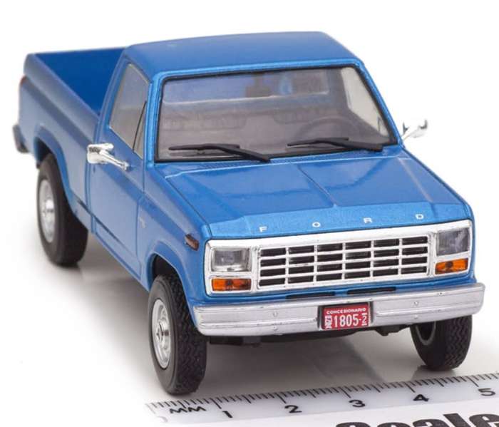 Ford F-100 Pick-up 1982 blue-metallic 1/43 IXO-Salvat NEWinBlister #6081 instant wheels