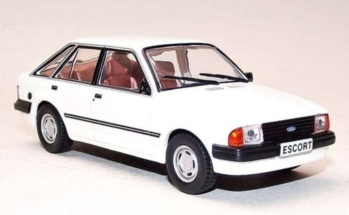 Ford Escort GL Mk.III 1982 white 1/43 IX0 NEW+boxed #6083 instant wheels