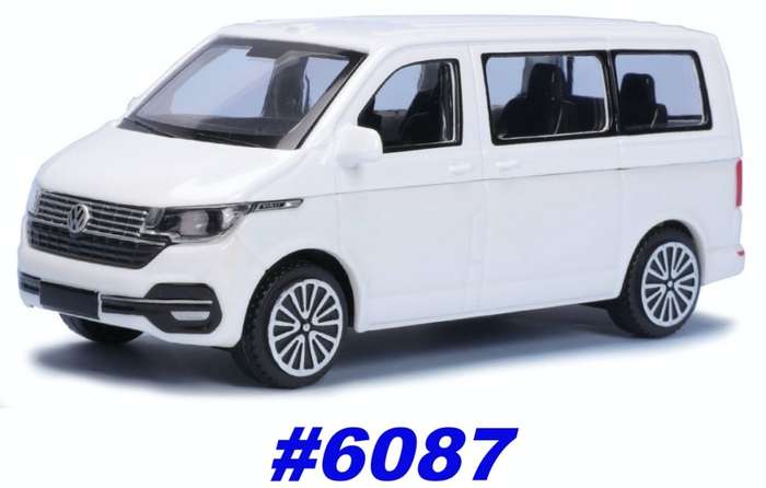 Volkswagen T6.1 Bus 2020 white 1/43 Bburago NEW+boxed #6087 instant wheels