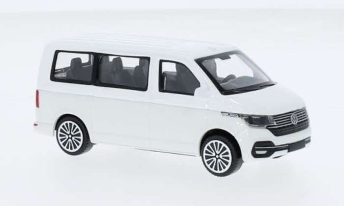 Volkswagen T6.1 Bus 2020 white 1/43 Bburago NEW+boxed #6087 instant wheels