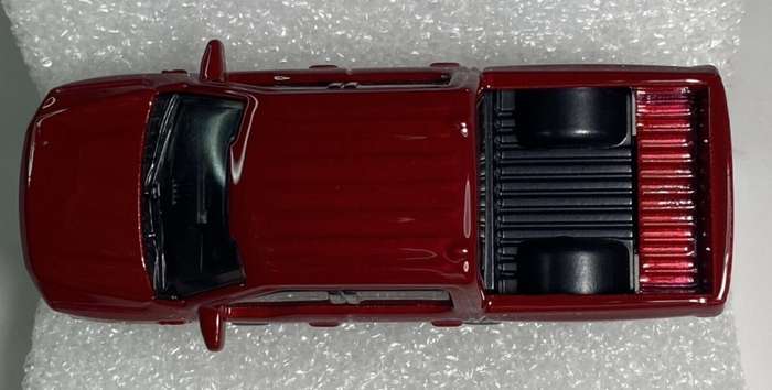 Ford F-150 Lightning dbl.cab Pick-up 2022 dk.red-met 1/43 Bburago NEW+boxed  #6088 instant wheels