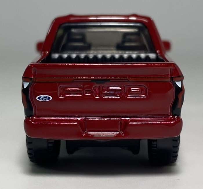 Ford F-150 Lightning dbl.cab Pick-up 2022 dk.red-met 1/43 Bburago NEW+boxed  #6088 instant wheels