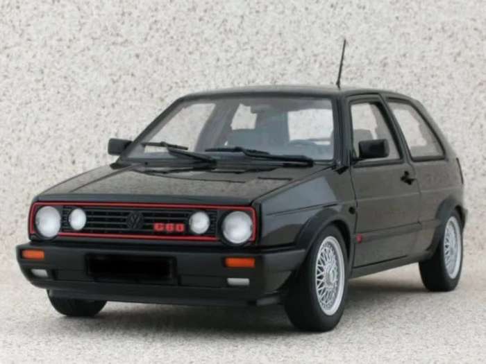Volkswagen Golf II GTI (G60) 1990 black 1/43 Norev NEW+boxed #6089 instant wheels