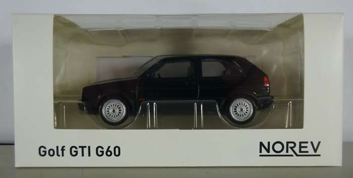 Volkswagen Golf II GTI (G60) 1990 black 1/43 Norev NEW+boxed #6089 instant wheels