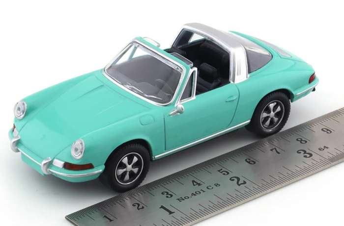 Porsche 911 Targa 1960 mintgreen 1/43 Norev NEW+boxed #6095 instant wheels