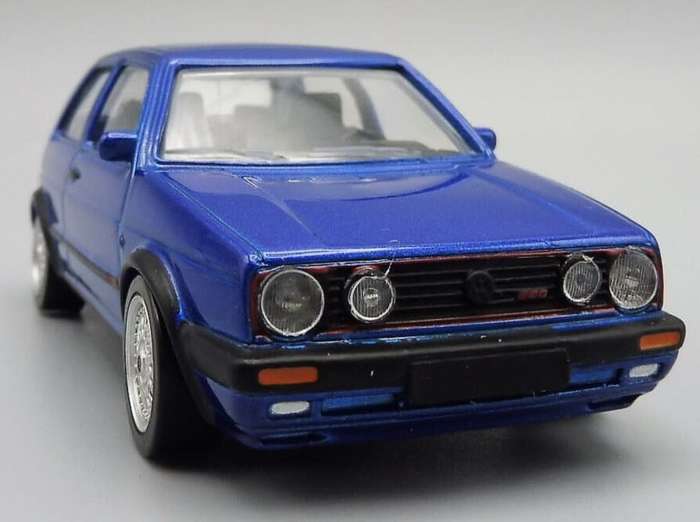 Volkswagen Golf II GTI (G60) 1990 blue-metallic 1/43 Norev NEW+boxed #6097 instant wheels