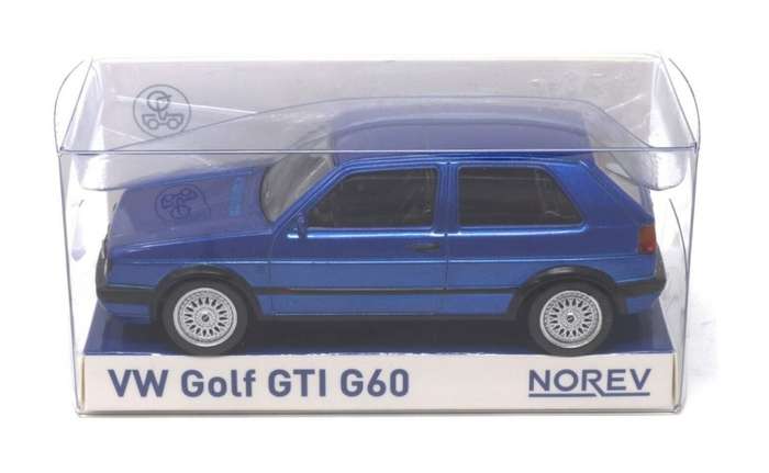 Volkswagen Golf II GTI (G60) 1990 blue-metallic 1/43 Norev NEW+boxed #6097 instant wheels