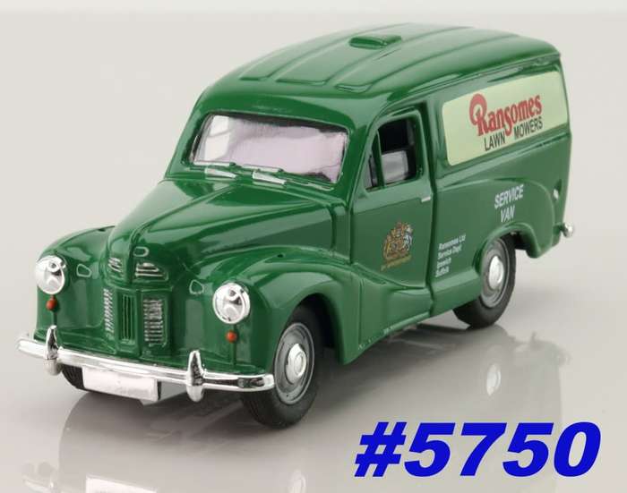Austin A40 van "RANSOMES LAWN MOWERS" 1947 1/43 Corgi-Vanguards NEW+reblistered #5750 instant wheels