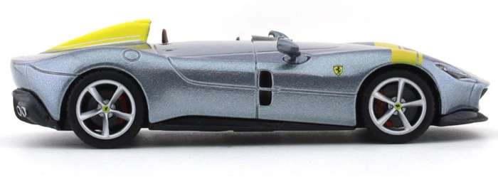 Ferrari Monza SP1 2019 silvergrey 1/43 Bburago NEW+boxed #6100 instant wheels