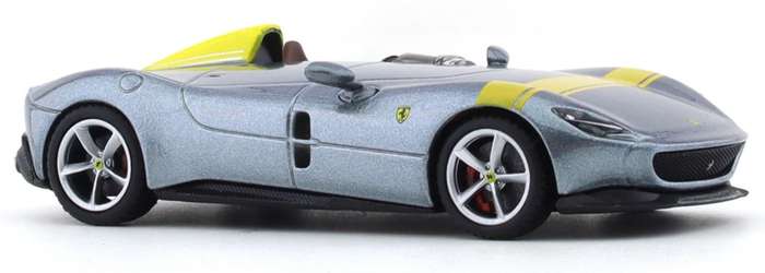 Ferrari Monza SP1 2019 silvergrey 1/43 Bburago NEW+boxed #6100 instant wheels