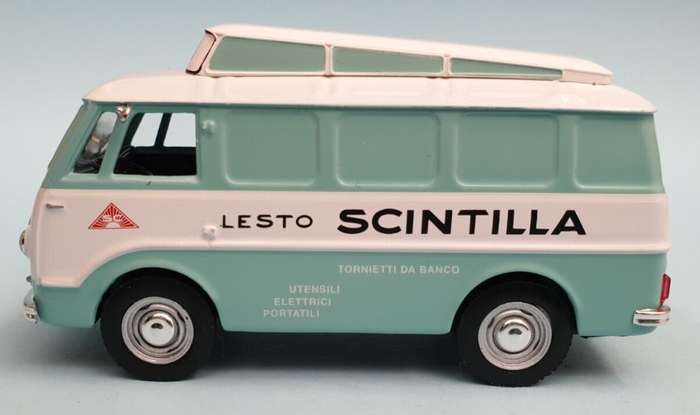 Fiat Scintilla Van 1956 lt.green/white 1/43 IXO/Altaya NEW+boxed #6105 instant wheels