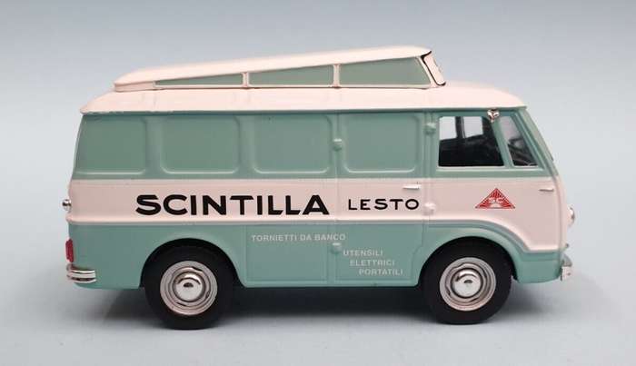 Fiat Scintilla Van 1956 lt.green/white 1/43 IXO/Altaya NEW+boxed #6105 instant wheels