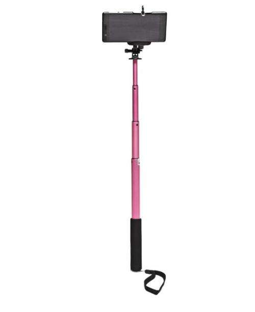 High Quality and Super Cool HAMEE Wireless Bluetooth Selfie Stick with Remote  ( PINK )