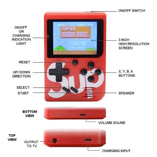 SUP 400-In-1 Retro Gaming Console