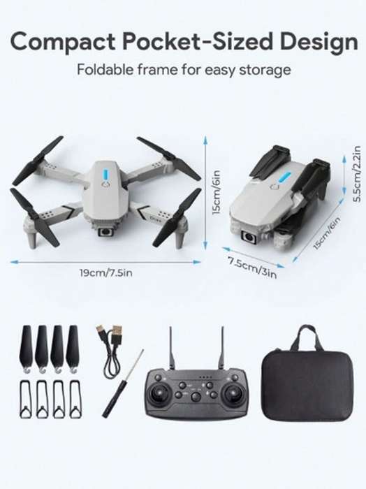 Incredible DronePro E88 Super Tech 4K Camera Drone