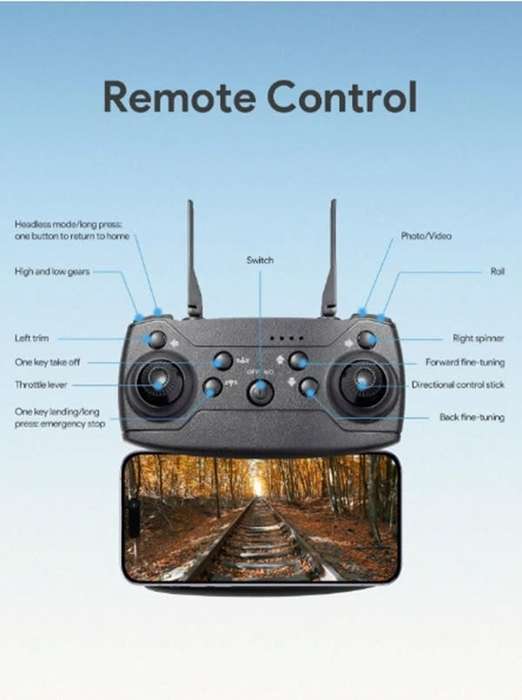Incredible DronePro E88 Super Tech 4K Camera Drone