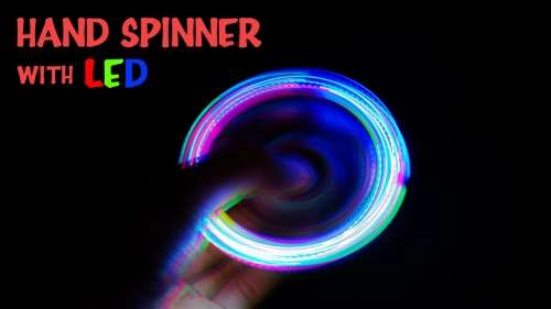 Fidget Spinner - Hand Spinner - Finger Spinner with LED lights