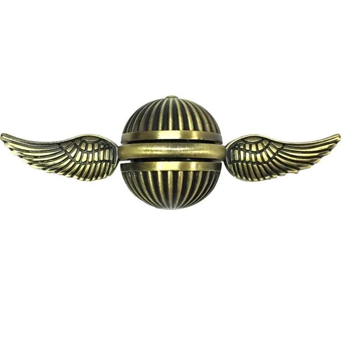 Fidget Spinner Harry Potter Quidditch Golden Snitch Wings Hand Finger Spinner Metal V2