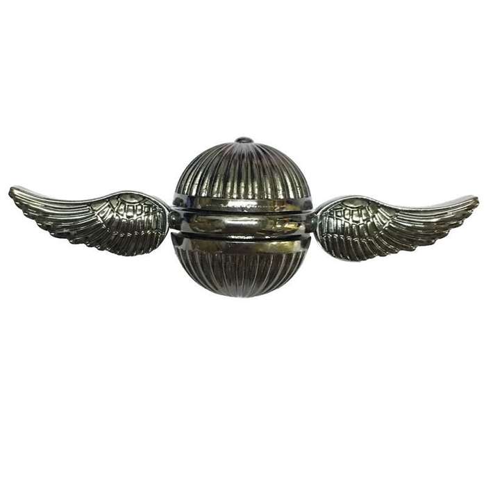 Fidget Spinner Harry Potter Quidditch Golden Snitch Wings Hand Finger Spinner Metal V2