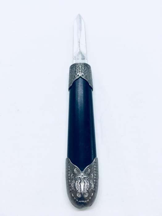 Detachable Double Bladed Knife Staff Two Sword Blade Ninja  Short Sword Steel Metal Baton Dagger