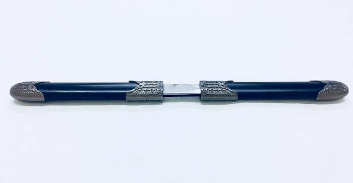 Detachable Double Bladed Knife Staff Two Sword Blade Ninja  Short Sword Steel Metal Baton Dagger