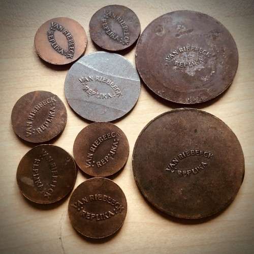 Van Riebeeck Replica coins (9 coins)