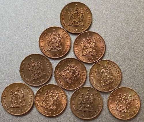 1970 Half Cents