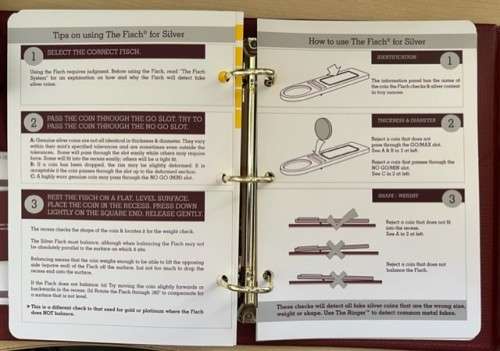 The FISCH Fake Gold, Platinum & Silver Detector + FISCH Ringer. Like new condition.