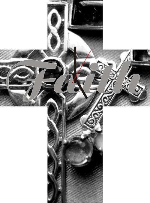 Cross Clock ( Faith )
