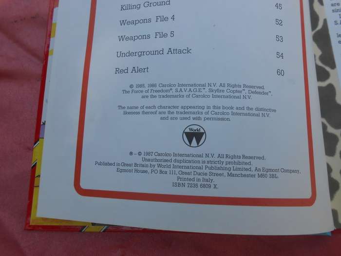 `Rambo Annual 1988`  Hard cover.