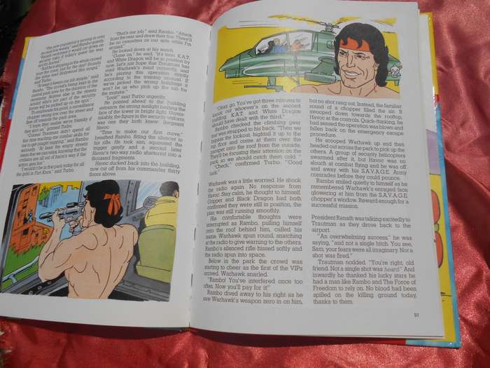 `Rambo Annual 1988`  Hard cover.