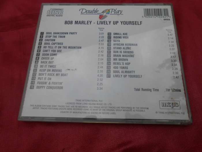 CD Bob Marley.  Lively Up Yourself.