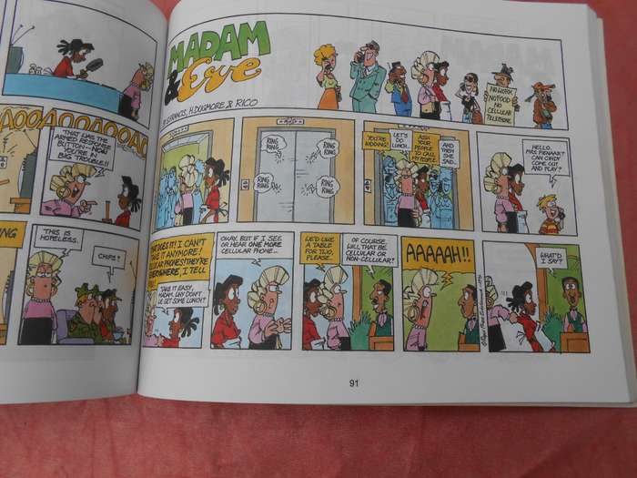 `Madam and Eve`  comic.  All aboard for the gravy train.