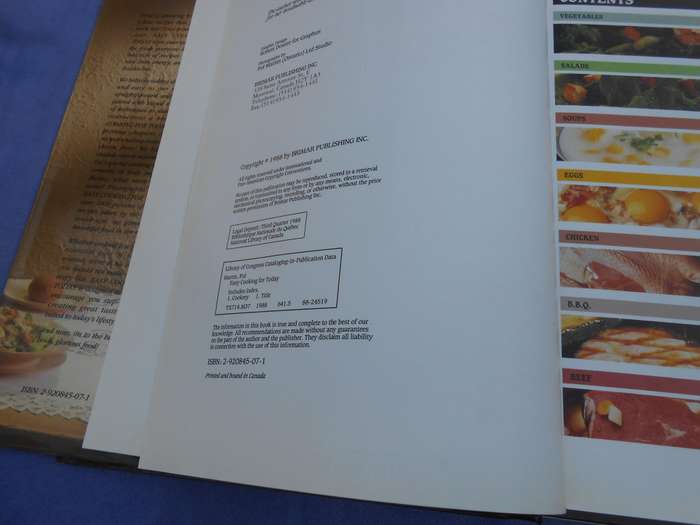 `Easy Cooking for Today`  Pol Martin.  Hard Cover.