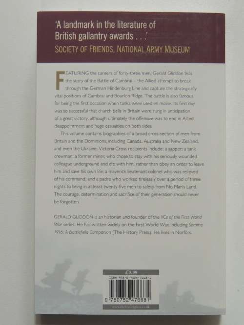 VCs of the First World War: Cambrai 1917 - Gerald Gliddon