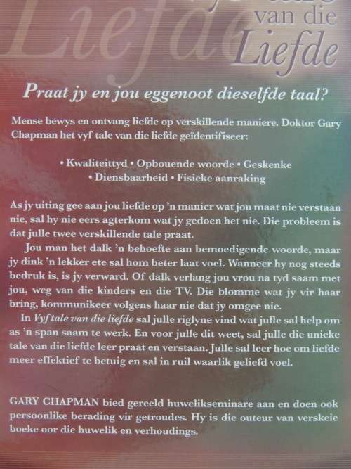 Vyf Tale van die Liefde - Gary Chapman