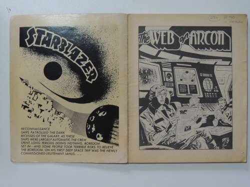 Starblazer - Space Fiction Adventure in Pictures - The Web of Arcon No 12