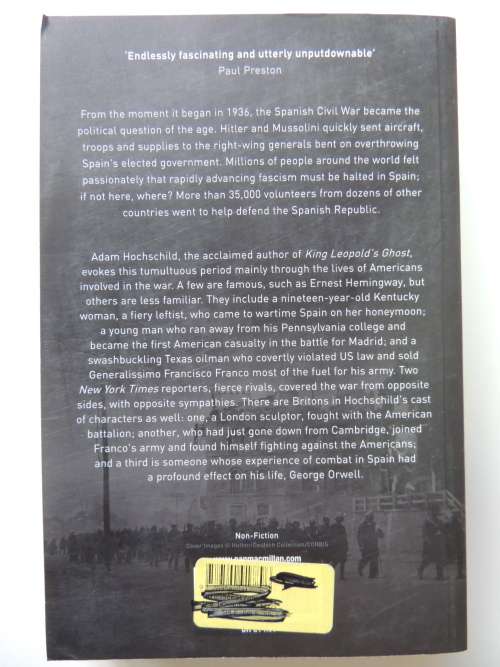 Spain In Our Hearts Americans In The Spanish Civil War 1936 - 1939   Adam Hochschild